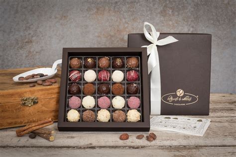 Exklusive Schokoladenhersteller und Pralinenboxen