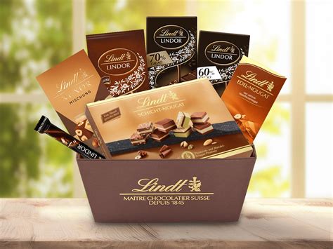 Exklusives Lindt Pralinen Geschenkset mit Grußkarte