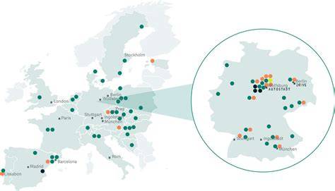 Expansion Stollwerck: Karte der internationalen Standorte