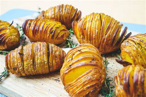 Fächerkartoffeln mit Trüffel, Zubereitungsschritte