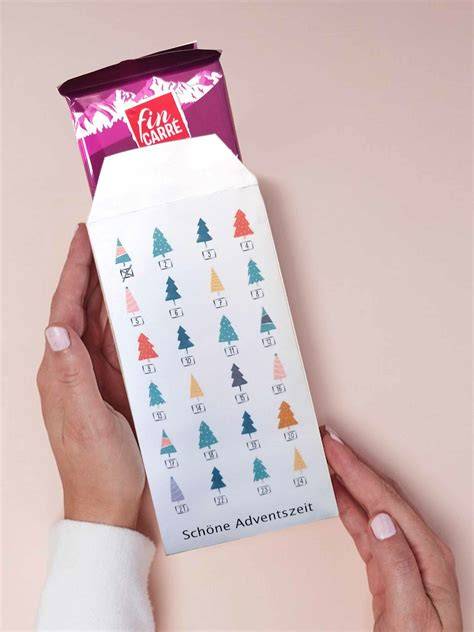 FAQ und Designs für Adventskalender mit Schokolade