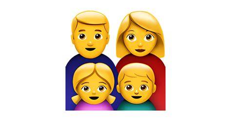 Familie Emojis Diversität WhatsApp