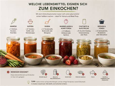 Familie beim Einkochen im Kreis