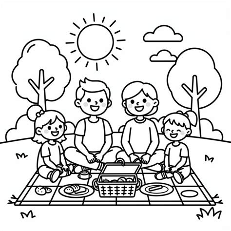 Familien beim Picknick auf der Ostallee im Großen Garten