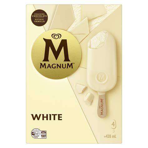 Familienpackung Magnum White Chocolate & Cookies - Illustration