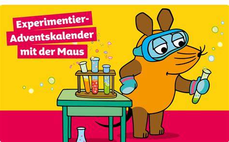 Familienzeit beim Experimentieren mit dem Maus Adventskalender