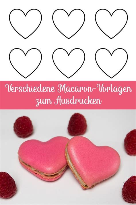 Farbenfrohe Macarons auf Schablone