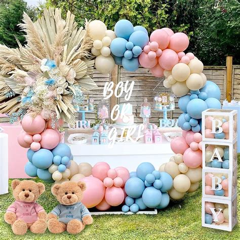 Farbgestaltung und Dekorationsideen Gender Reveal