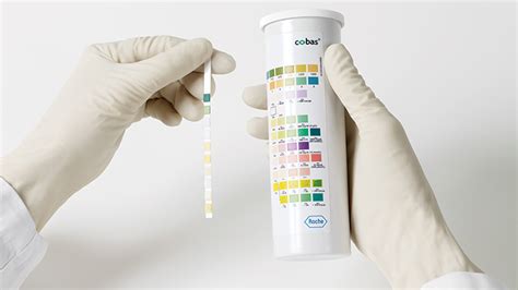 Farbskala und Ableseanleitung für Combur Teststreifen
