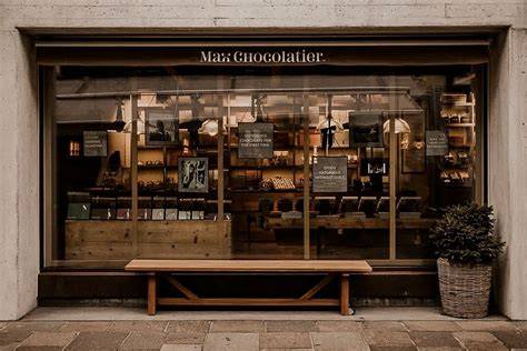 Fassade der Max Chocolatier Boutique in Luzern