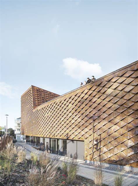 Fassade der Wedel-Fabrik, Schokoladentafel-Design