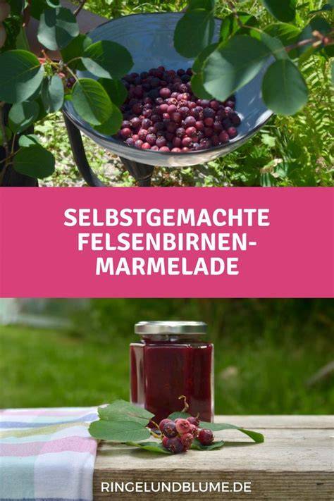 Felsenbirnenmarmelade mit Beerenkombination