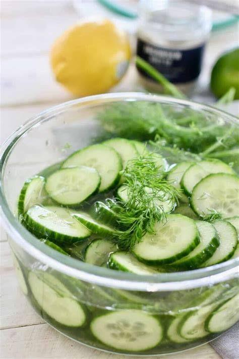 Fermentationsprozess von Gurken