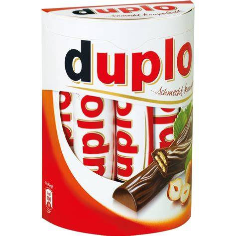 Ferrero Duplo Schokoriegel in Nahaufnahme