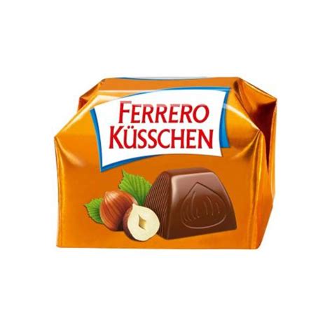 Ferrero Küsschen Schoko Eier Nahaufnahme und Verpackung