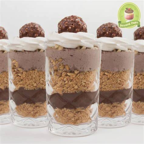 Ferrero Rocher Dessertvariationen im Glas