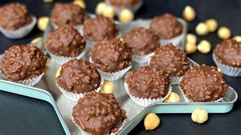 Ferrero Rocher Pralinen mit Dessertzutaten