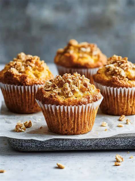 Fertige Muffins mit Topping