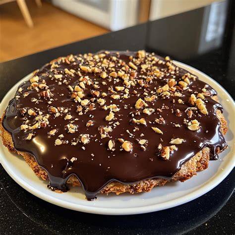 Fertige Profiteroltorte als festliche Tafel-Mittelpunkt