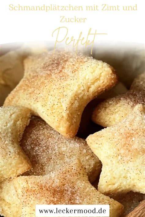 Fertige Weinplätzchen in Zucker gewälzt und attraktiv serviert