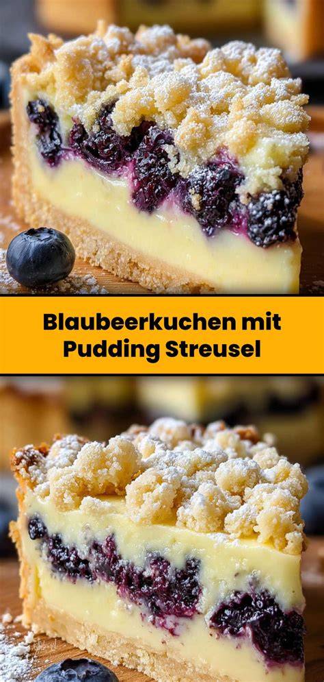 Fertiger Blaubeerkuchen mit knusprigen Streuseln