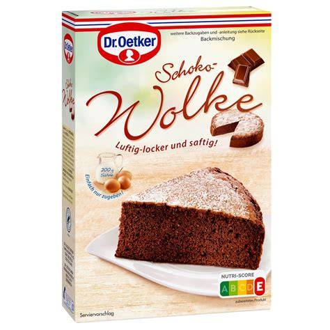 Fertiger Schoko Wolkenkuchen angeschnitten