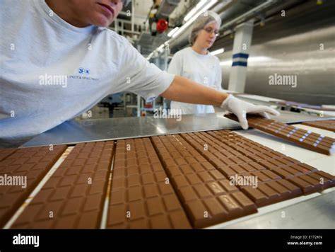 Fertigung der Lindt Schokolade
