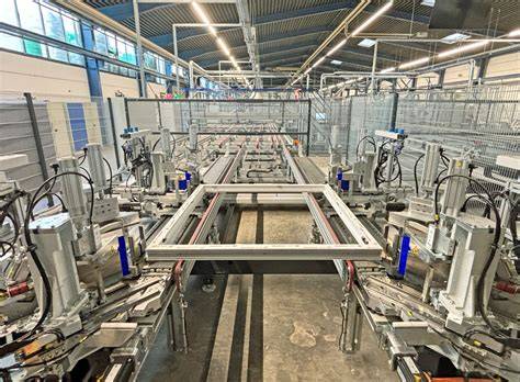 Fertigungslinie mit Roboterintegration
