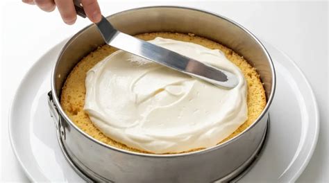 Fest werdende Kokoscreme ohne Gelatine im Tortenring