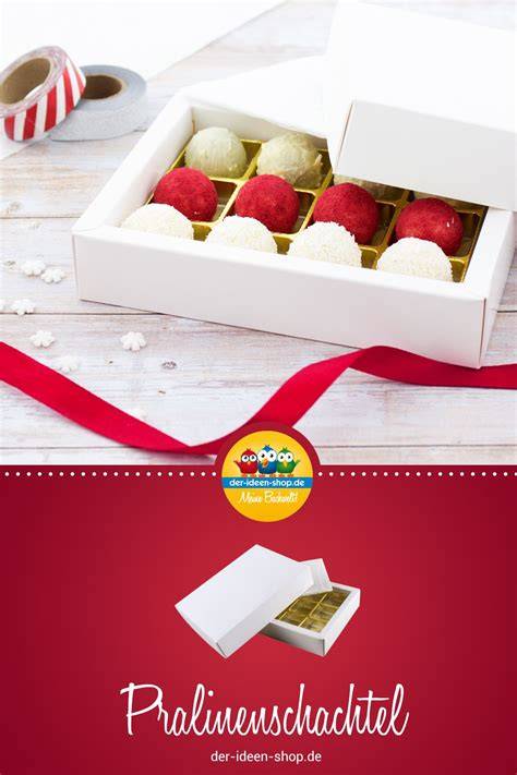 Festlich dekorierte Lindor Pralinenschachtel als Geschenkidee