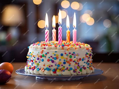 Festlich dekorierte Topfen-Erdbeerrolle mit bunten Deko-Blüten und Kerzen für den Kindergeburtstag