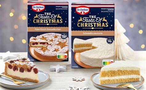 Festliche Dessertvielfalt von Dr. Oetker zur Weihnachtszeit