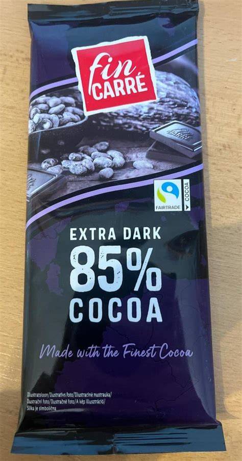 Fin Carré Edelbitter 85% Tafel Vorderseite