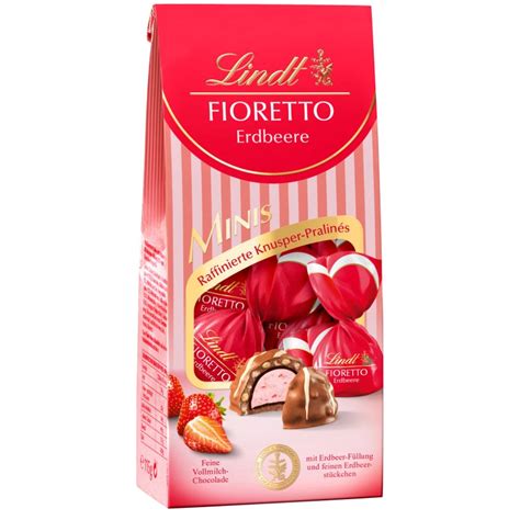 Fioretto Erdbeere Pralinés in Verpackung