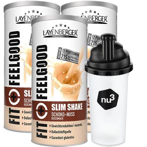Fit+Feelgood Schoko-Nuss Shake im Shaker