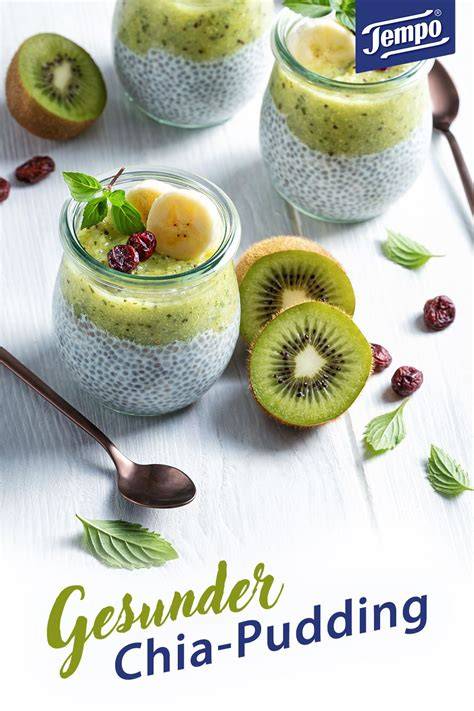 Fitnesskuchen mit Kiwi und Pudding