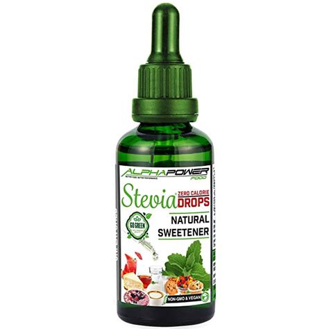 Flüssiger Stevia Süßstoff mit Tropfer