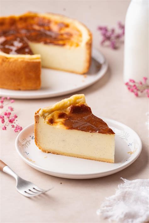 Flan pâtissier aufgeschnitten: cremige Mitte und knuspriger Rand