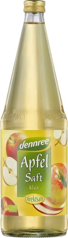 Flasche Apfelsaft ohne Zuckerzusatz