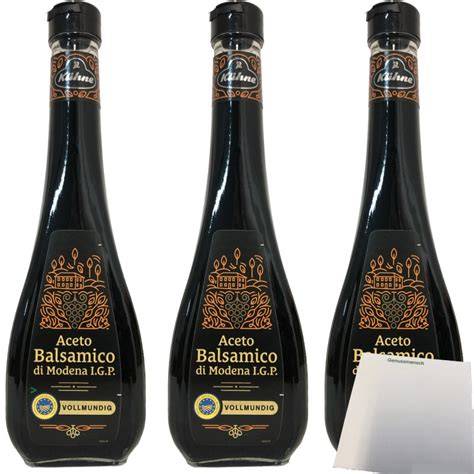 Flasche Honig Balsamico Essig