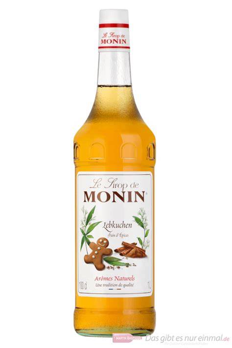 Flasche Monin Lebkuchen Sirup 1L