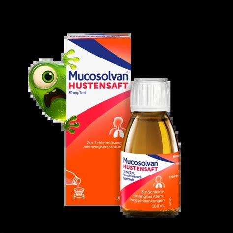 Flasche Mucosolvan Hustensaft