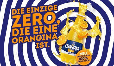 Flasche Orangina ohne Zucker und Zutatenliste