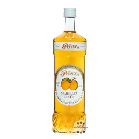 Flasche Prinz Honig Marillenlikör mit Honig und Marillen