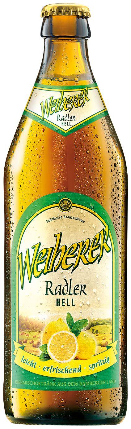 Flasche Radler-Varianten und Zutatenvergleich