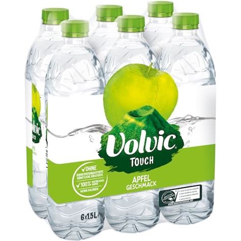 Flasche Volvic Apfel