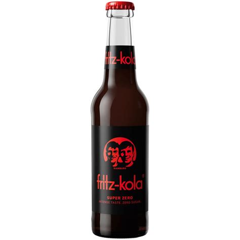 Flasche fritz-kola ohne Zucker