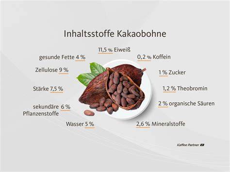 Flavonoide und Nährstoffe in Kakaobohnen