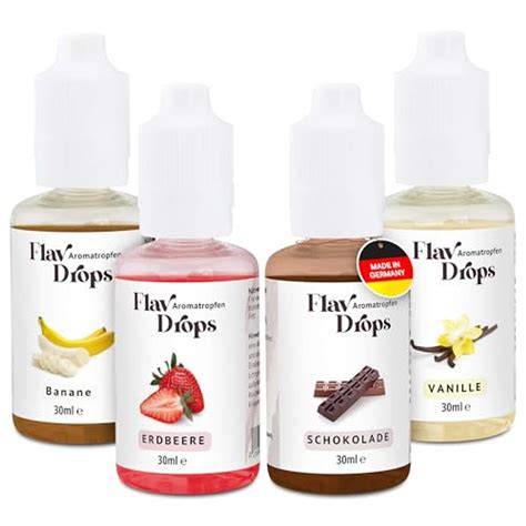 Flavour Drops Sortiment - Aromatropfen