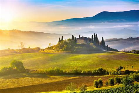 Florenz, Toskana, sommerliche italienische Landschaft